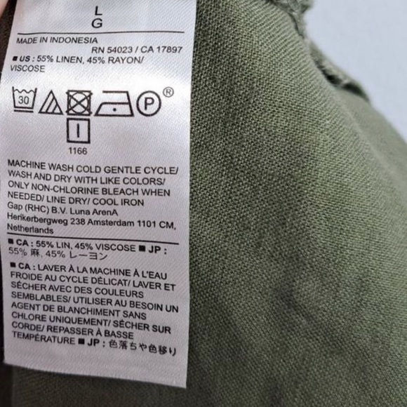 NWT Banana Republic Linen-Blend Tank Top - Picture 8 of 9